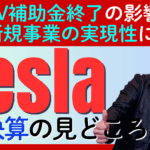 【テスラ（TESLA）決算直前】EV購入補助金終了の影響やロボタクシーやオプティマスなどの「未来像」の実現性を示せるかに注目！